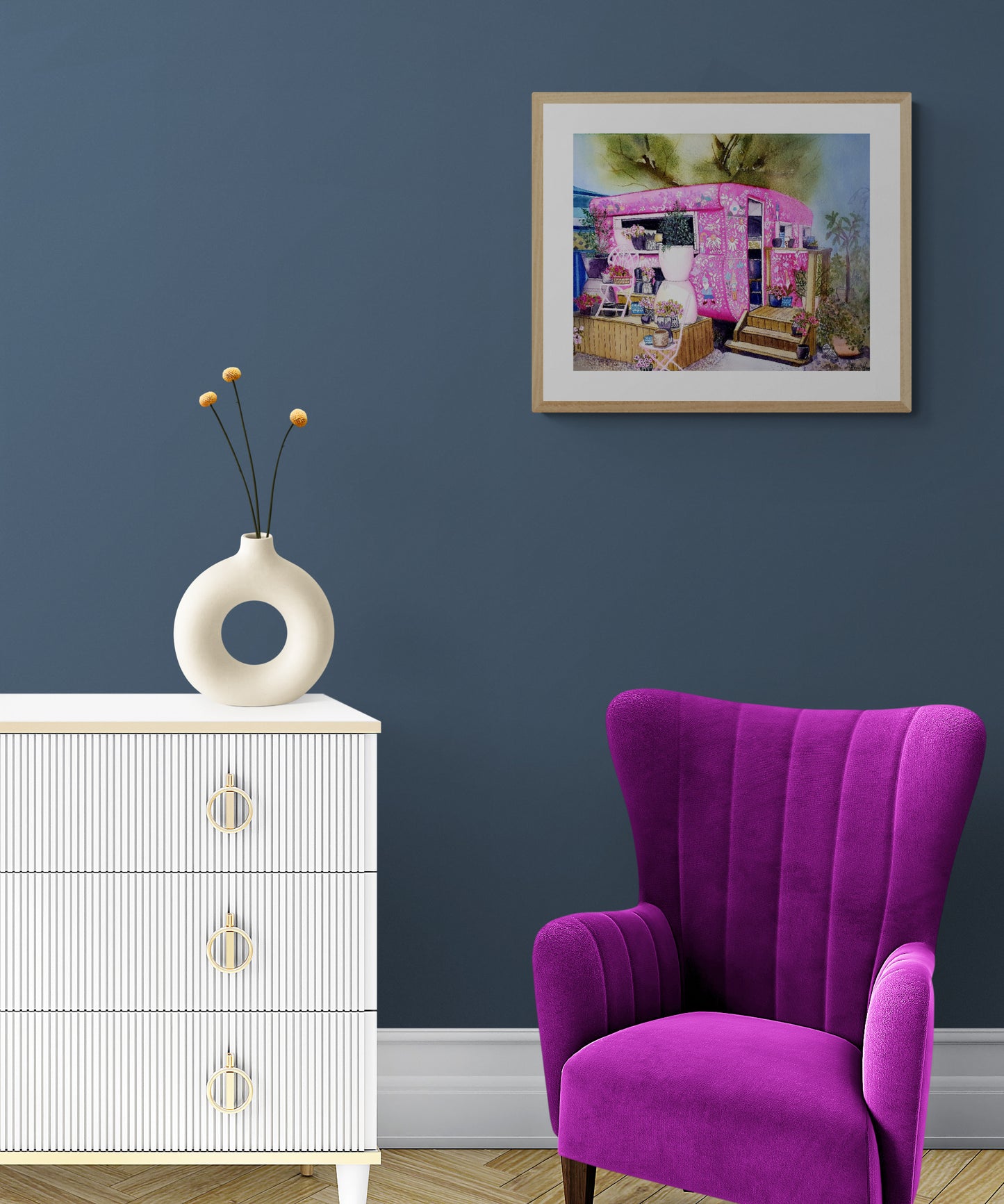 The Pink Potting Van